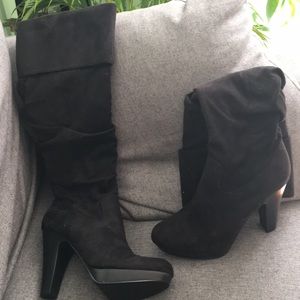 Knee High Suede Boots